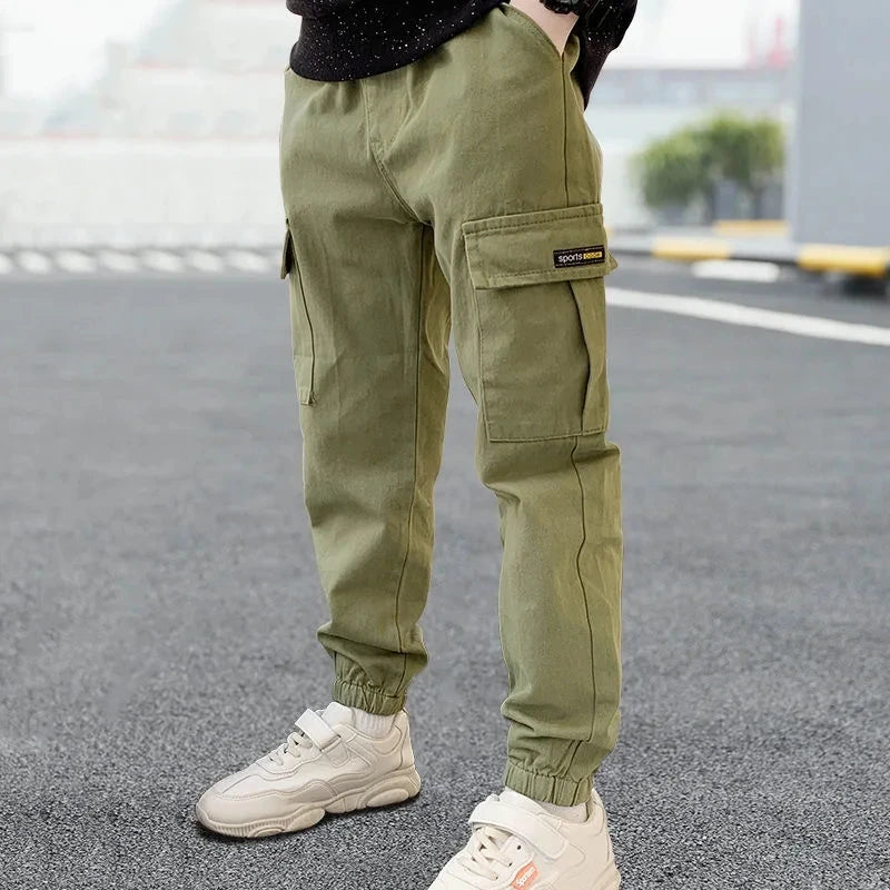 Boys Casual Sport Pants – Long Trousers for Kids (Ages 3–12)