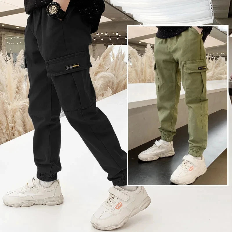 Boys Casual Sport Pants – Long Trousers for Kids (Ages 3–12)