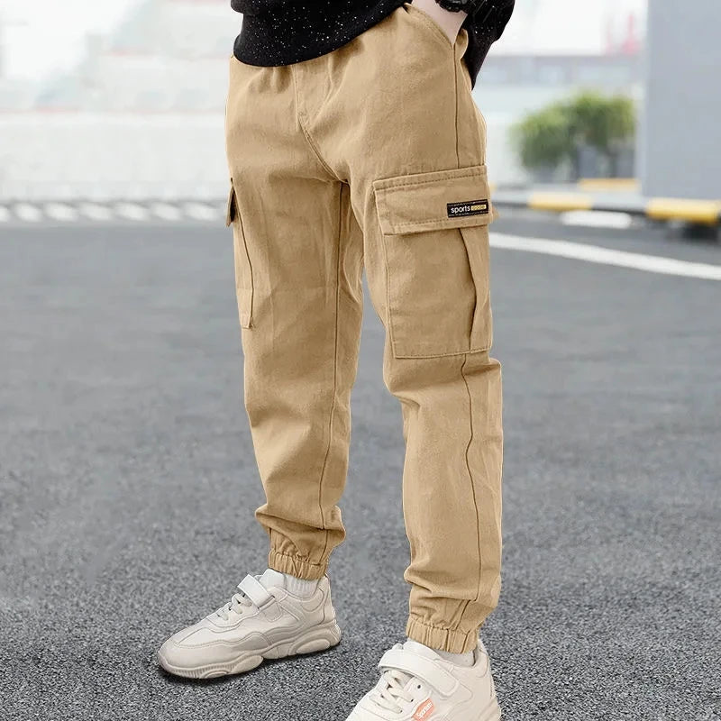 Boys Casual Sport Pants – Long Trousers for Kids (Ages 3–12)
