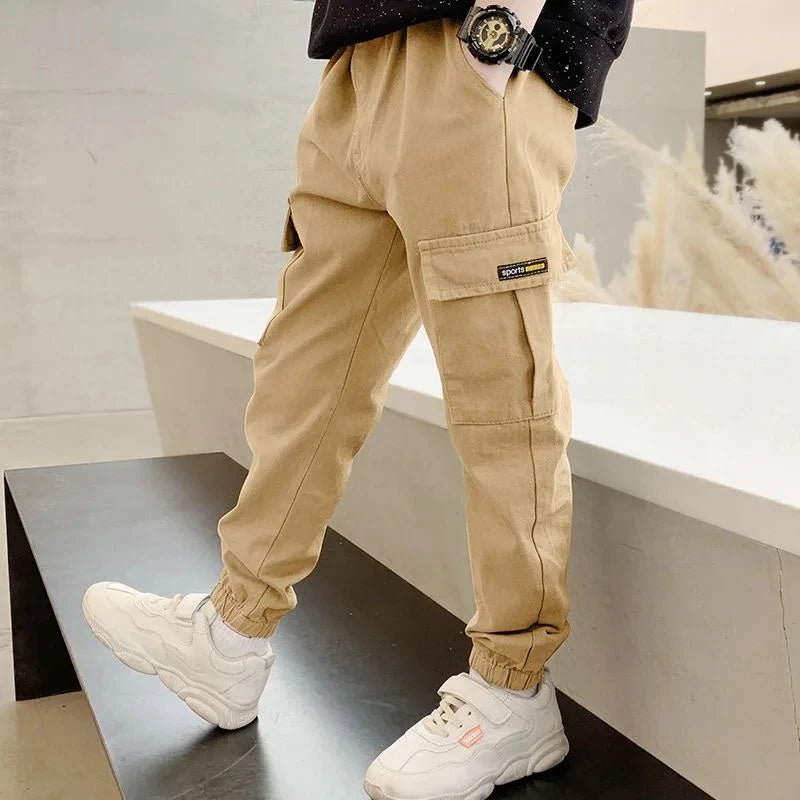 Boys Casual Sport Pants – Long Trousers for Kids (Ages 3–12)