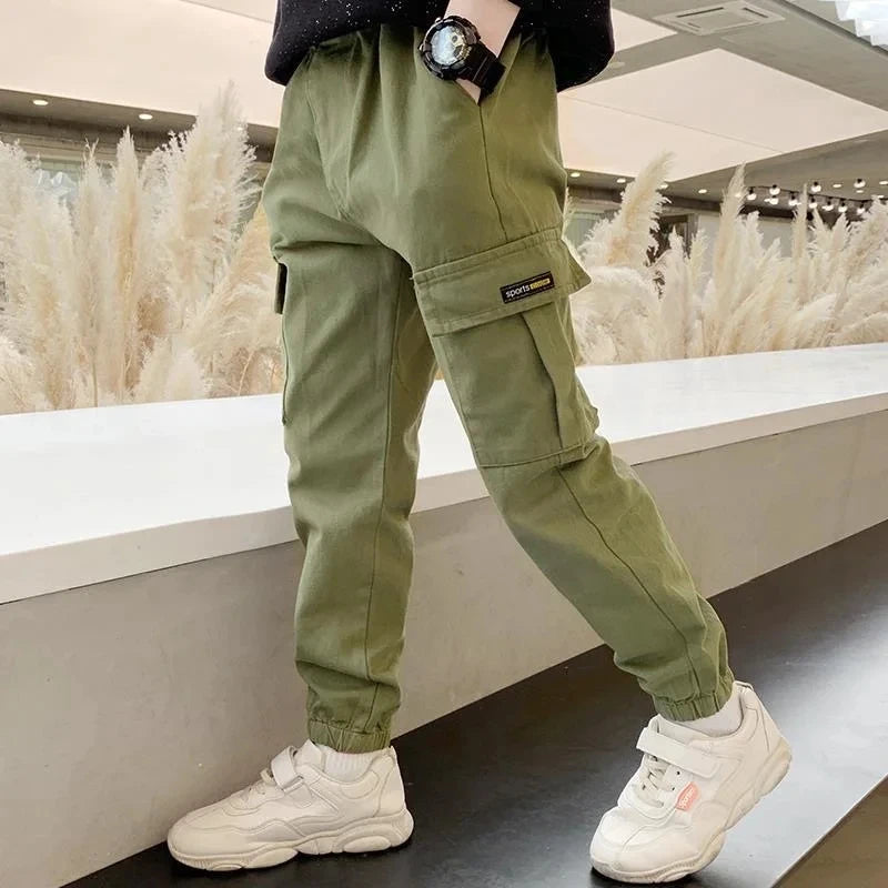 Boys Casual Sport Pants – Long Trousers for Kids (Ages 3–12)