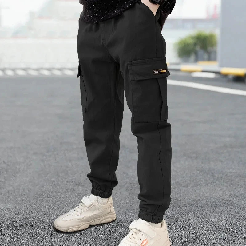 Boys Casual Sport Pants – Long Trousers for Kids (Ages 3–12)
