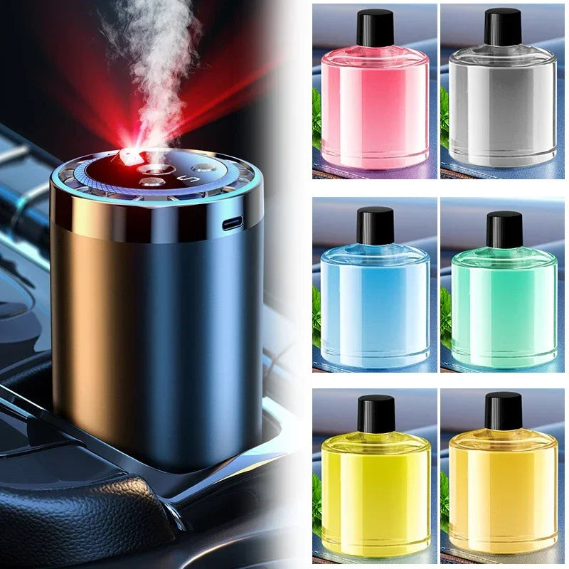 Automatic Spray Air Freshener with Colorful LED Ambient Light & Star Ceiling Effect.