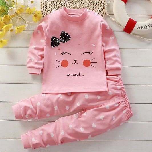 Kids' Sleepwear Sets — Long Sleeve Pajamas for Girls & Boys