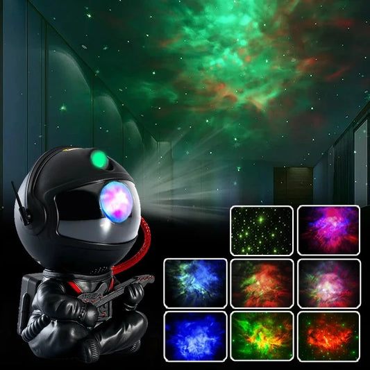 Astronaut Galaxy Projector – LED Star Night Light for Kids & Home Decor