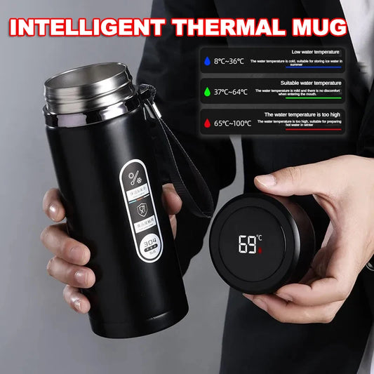 500ML–1L Stainless Steel Thermos Bottle | Portable Tea & Water Cup