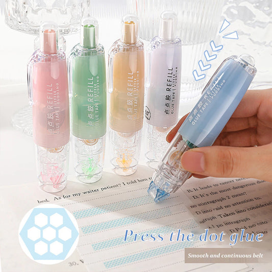 1-piece set Of Double-sided Adhesive Tape, Double-sided Tape Roller, Used For Scrapbooks,  And Back To School Seasonal Items